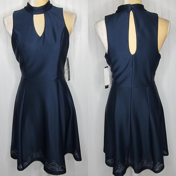 Sequin Hearts Dresses & Skirts - Sequin Hearts Navy Blue Dress NWT